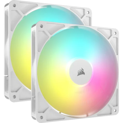 Corsair RS140 ARGB 140mm PWM Fans Dual Pack ? White