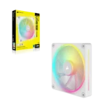 Corsair iCUE LINK LX140 RGB 120mm PWM Fan - Dual Light Loops ? Requires iCUE LINK System Hub (Sold Separately) - White