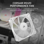 Corsair RS120 120mm PWM Fan ? White