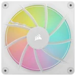 Corsair iCUE LINK LX140 RGB 120mm PWM Fan - Dual Light Loops ? Requires iCUE LINK System Hub (Sold Separately) - White