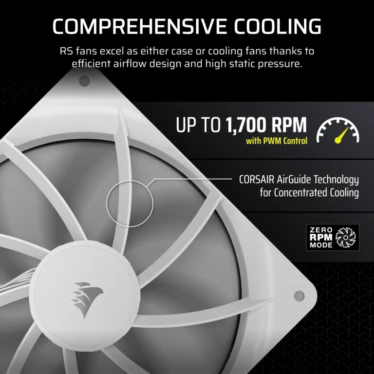 Corsair RS140 140mm PWM Fan ? White