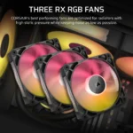Corsair iCUE LINK TITAN 360 RX RGB Liquid CPU Cooler ? RX120 RGB Fans ? Fits Intel? LGA 1851/1700