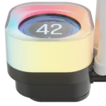 Corsair iCUE LINK TITAN 360 RX LCD Liquid CPU Cooler - White ? RX120 RGB Fans ? Fits Intel? LGA 1851/1700