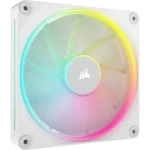 Corsair iCUE LINK LX140 RGB 120mm PWM Fan - Dual Light Loops ? Requires iCUE LINK System Hub (Sold Separately) - White
