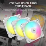 Corsair RS120 ARGB 120mm PWM Fans Triple Pack