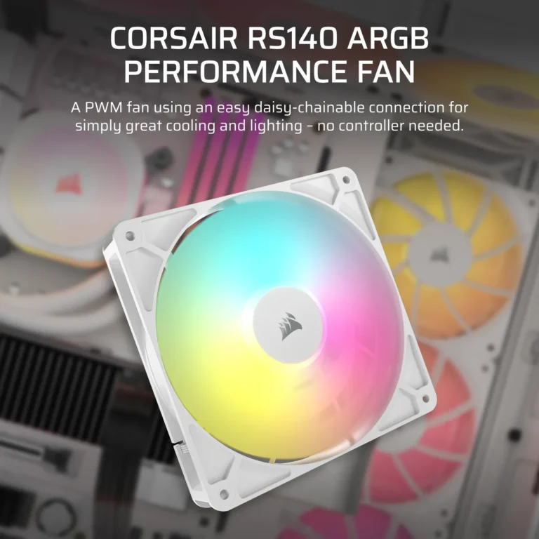 Corsair RS140 ARGB 140mm PWM Fan ? White