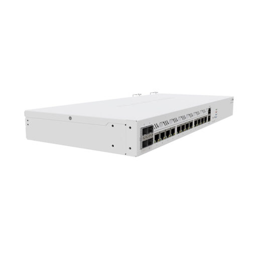 MikroTik Cloud Core Router CCR2116-12G-4S+, 4x SFP+ cage, 13x GB LAN, M.2 PCIe slot, 1U rACkmount case, Dual PSU