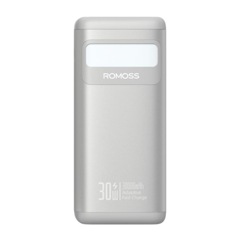 Romoss PMT30 30000mAh 30W Fast Charge Power Bank ? Silver