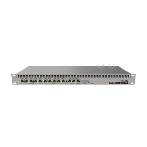 MikroTik RouterBOARD RB1100AHx4, 13x GB LAN, RouterOS L6, 1U rACkmount case, Dual PSU
