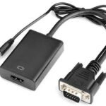 MALE VGA TO FEMALE HDMI+ AUDIO
