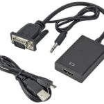 MALE VGA TO FEMALE HDMI+ AUDIO