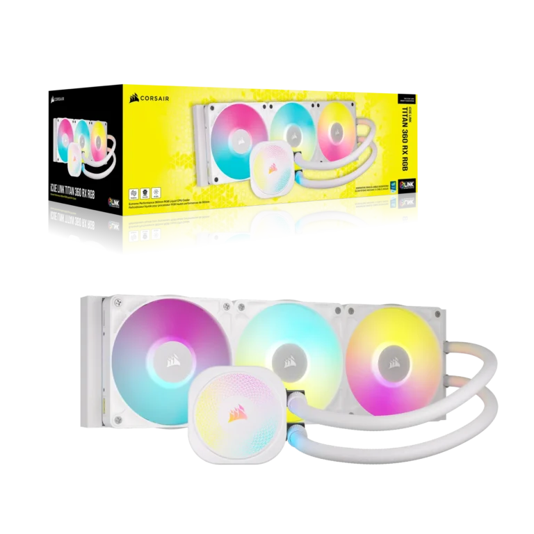 Corsair iCUE LINK RGB AIO VRM Fan Module - Black