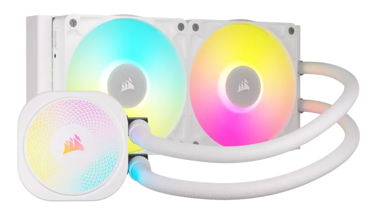 Corsair iCUE LINK TITAN 240 RX RGB Liquid CPU Cooler - White ? RX120 RGB Fans ? Fits Intel? LGA 1851/1700