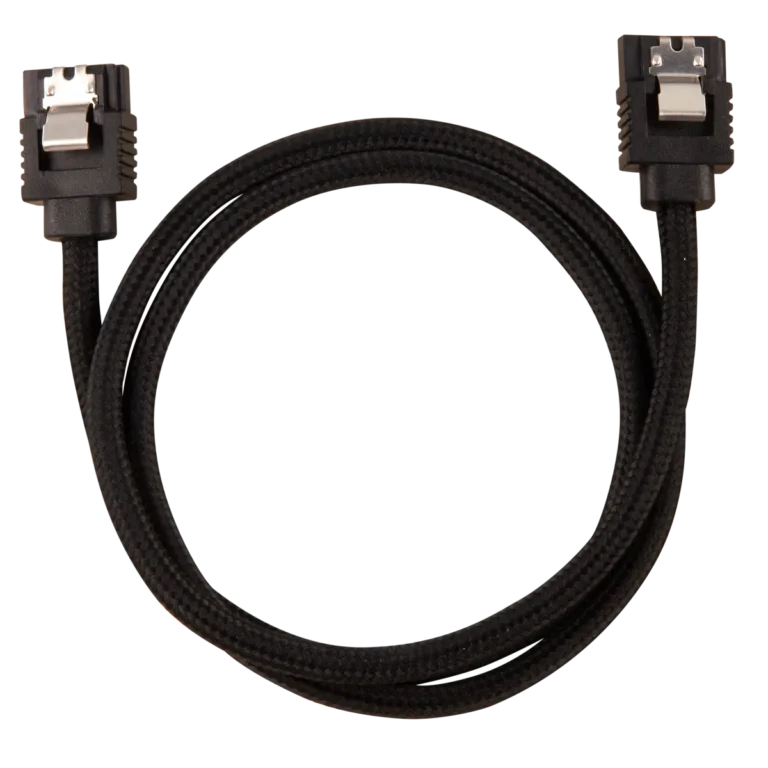Corsair Premium Sleeved SATA Data Cable Set with Straight Co