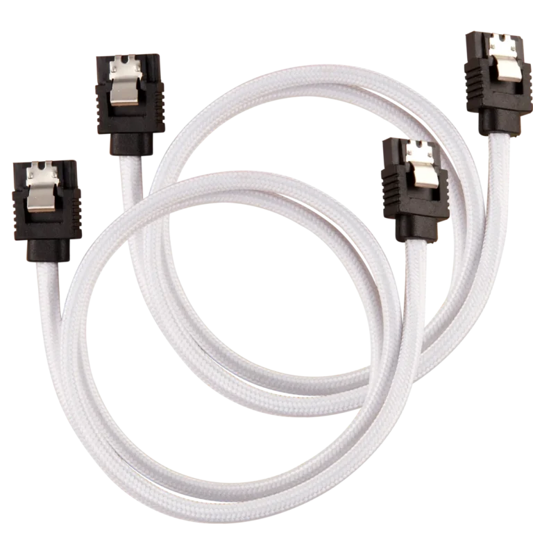 Corsair Premium Sleeved SATA Data Cable Set with Straight Connectors