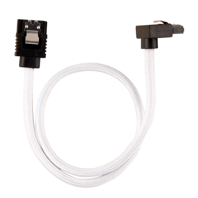 Corsair Premium Sleeved SATA Data Cable Set with 90 Connect