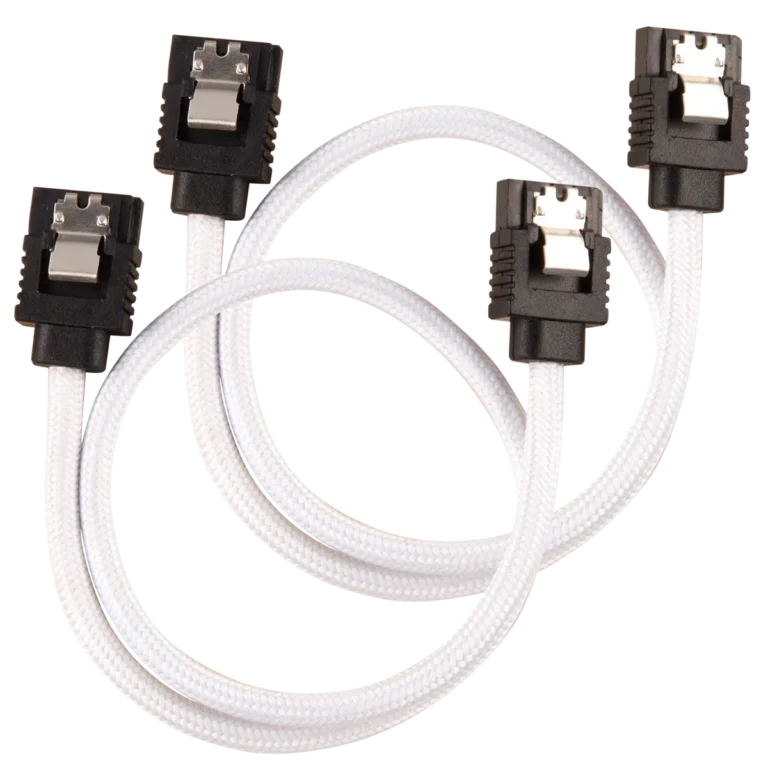 Corsair Premium Sleeved SATA Data Cable Set with Straight Connectors