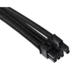Corsair Premium Individually Sleeved PCIe Cables (Single Connector) Type 4 Gen 4 ? Black