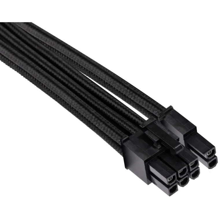Corsair Premium Individually Sleeved PCIe Cables (Single Connector) Type 4 Gen 4 ? Black