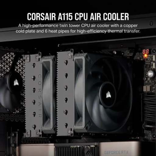 2500X RGB Micro ATX Black Dual Chamber PC Case; 2x