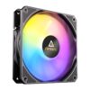 Antec P12 PWM 120mm ARGB Reverse Case Fan - Black