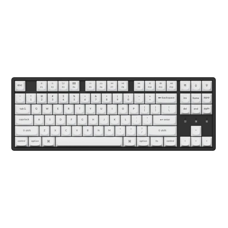 Keychron Double Shot PBT OSA Full Keycap Set - Black/White