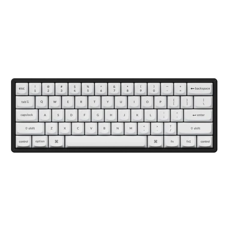 Keychron Double Shot PBT OSA Full Keycap Set - Black/White