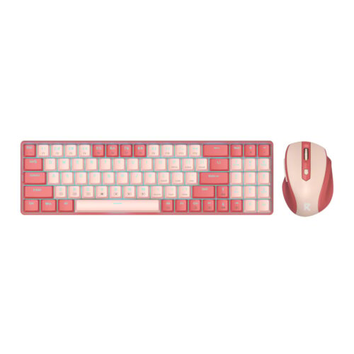 RD-BS-8772RP_wr_01.jpg Redragon BS8772 Wireless Keyboard and Mouse Combo - Red/Pink