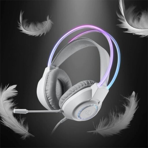 Redragon-SCREAM-H231-Wired-Gaming-Headset-white-wr-04.jpg Redragon SCREAM Over-Ear RGB Gaming Headset - White