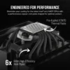2500X RGB Micro ATX Black Dual Chamber PC Case; 2x