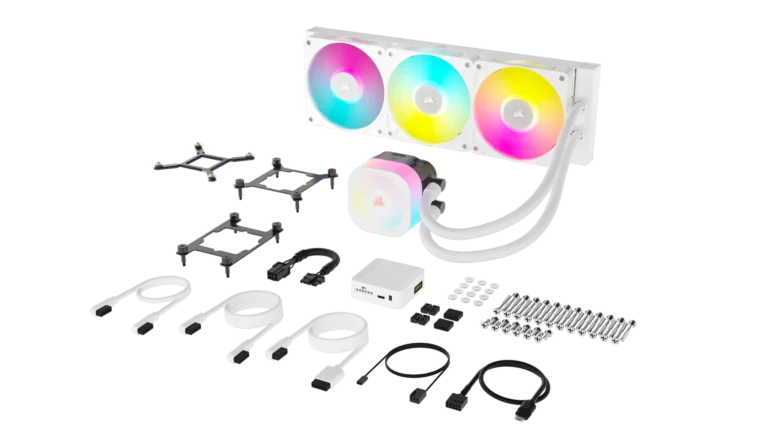 Corsair iCUE LINK RGB AIO VRM Fan Module - Black