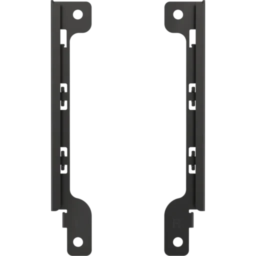 2500X RGB Micro ATX Black Dual Chamber PC Case; 2x