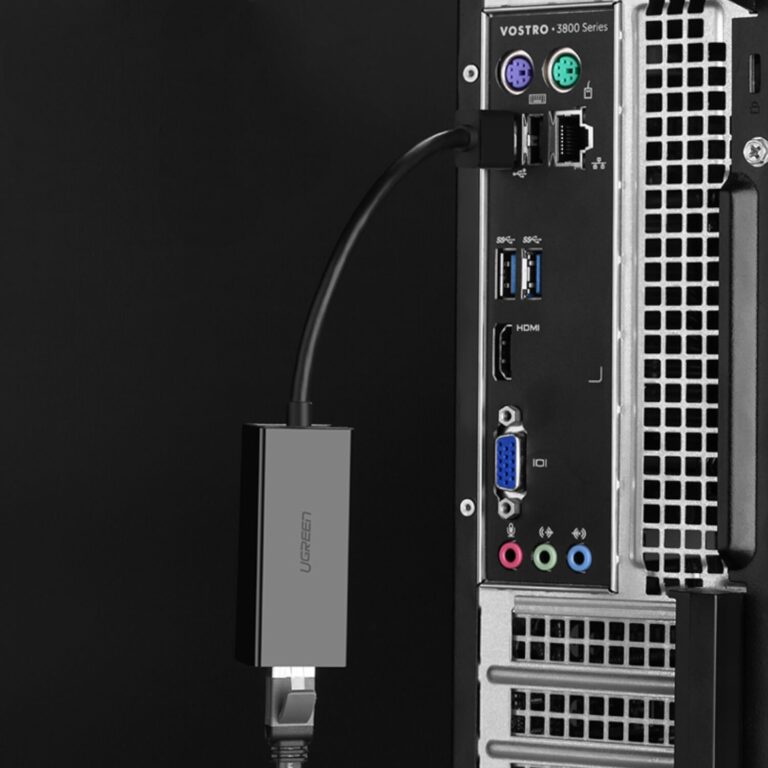 UGREEN CM111 USB3.0 to RJ5 Gigabit Ethernet Adapter - Black