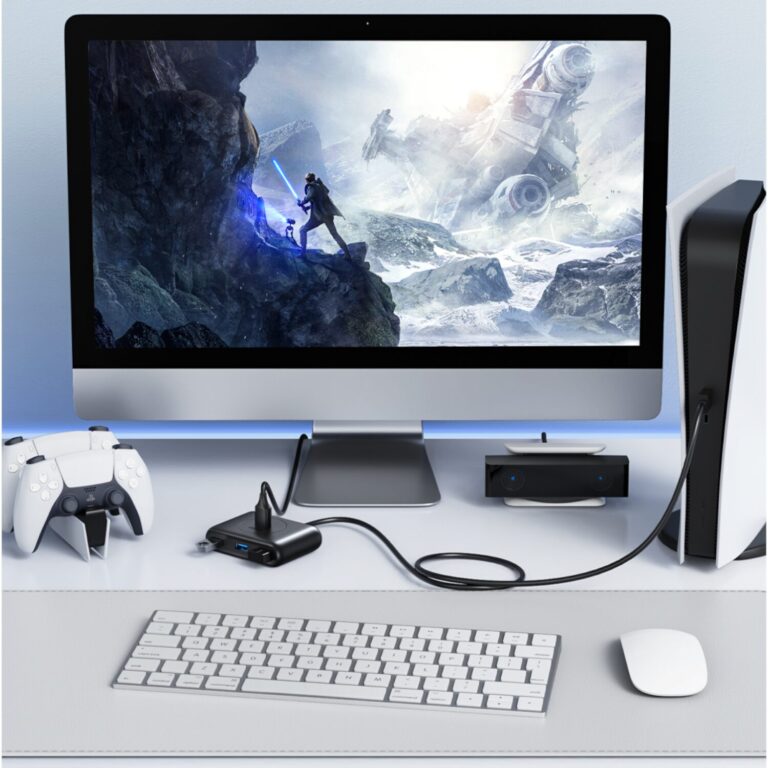 UGREEN 4-Port USB 3.0 Hub with Micro USB | 5Gbps Data Transfer - 0.5m