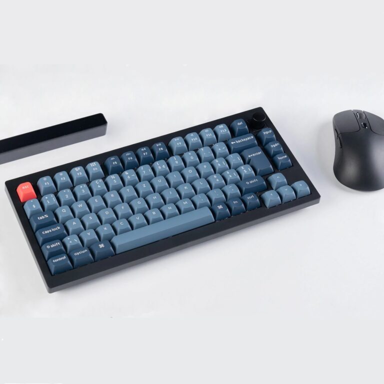 Keychron V1 Max QMK/VIA Wireless Custom Mechanical Keyboard | BROWN Switches ? Black