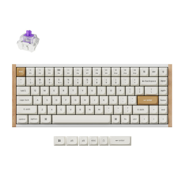 Keychron K2 HE Wireless Special Edition Magnetic Custom Keyboard | NEBULA Switch ? White