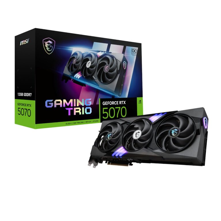MSI GeForce RTX 5070 GAMING TRIO OC 12GB Graphics Card ? Black