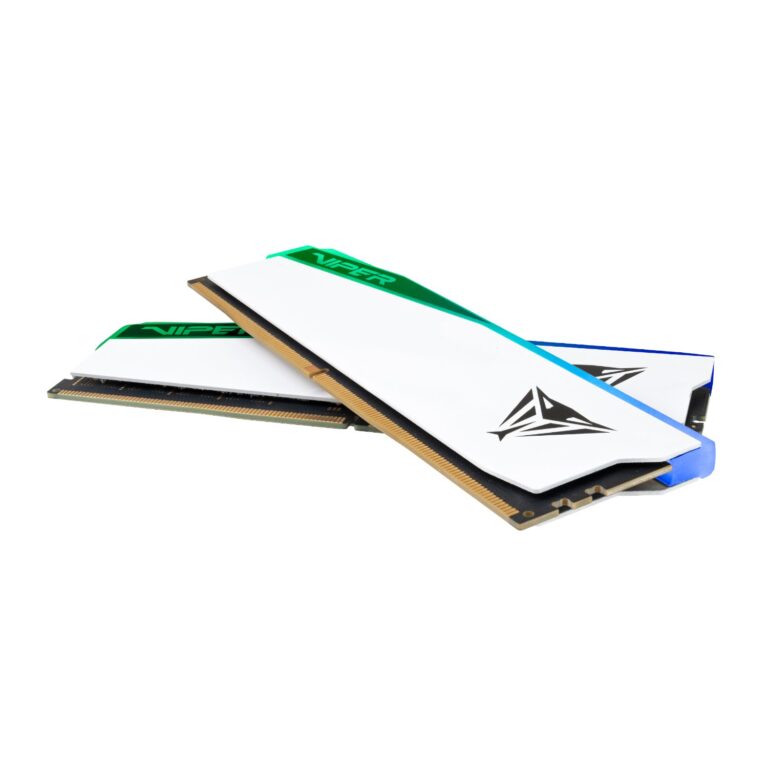 Patriot Viper Elite 5 RGB 32GB 6000MHz DDR5 Desktop Gaming Memory Kit - White