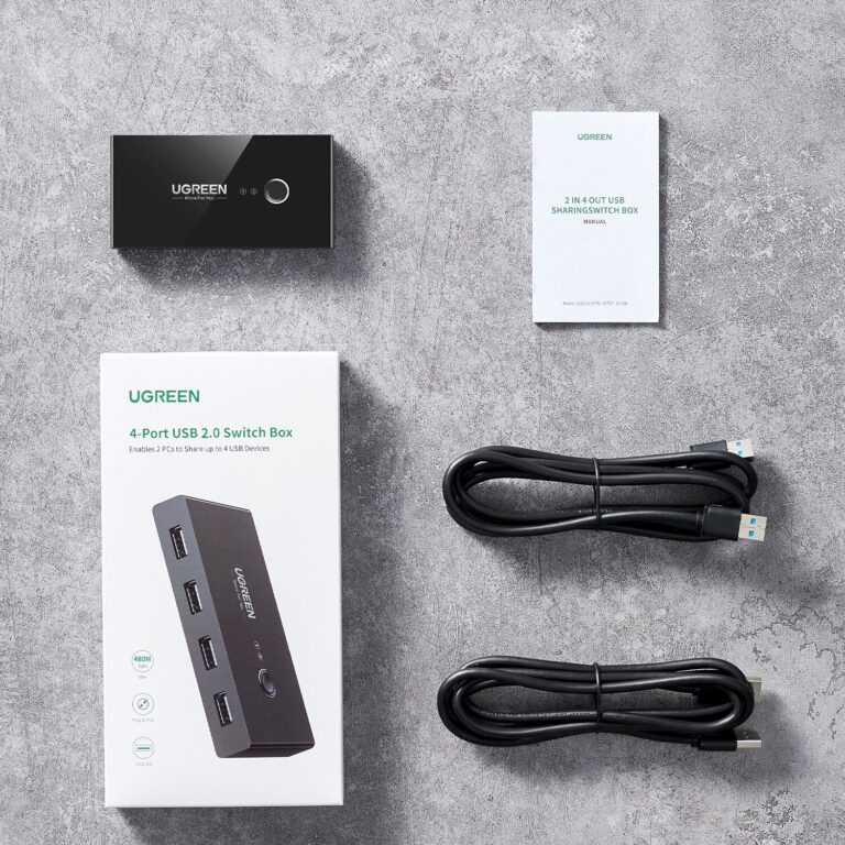 UGREEN USB 3.0 4-Port Switch Box