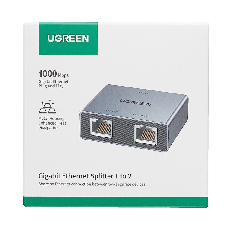 UGREEN 1-to-2 Gigabit Ethernet Splitter