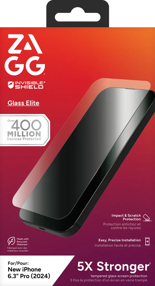 InvisibleShield Glass Elite Apple iP16 ProScreen
