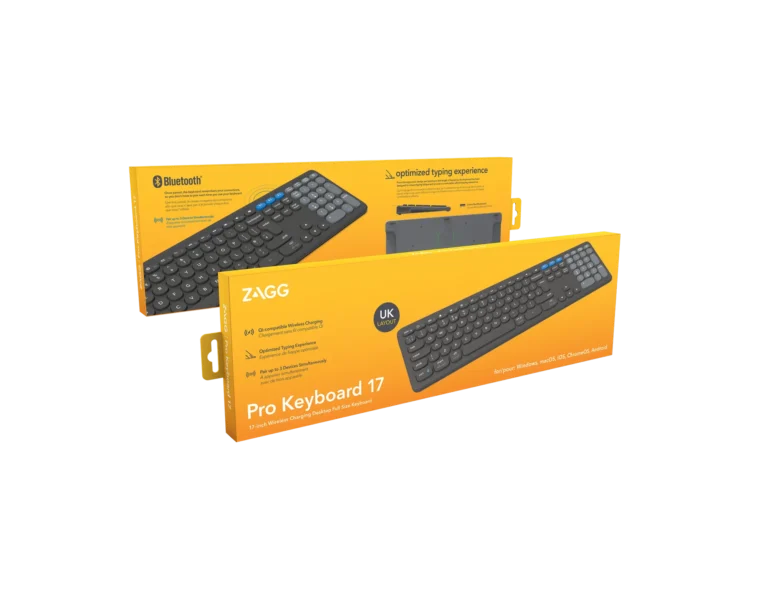 ZAGG Pro Keyboard 17'' Full Size-Charcoal-UK