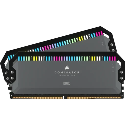 CORSAIR DOMINATOR RGB DDR5 32GB (2 x 16GB) DDR5 6000 CL30-36-36-76 1.40V Intel XMP & AMD EXPO - GREY.