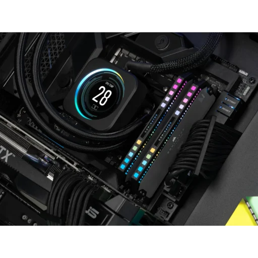 CORSAIR DOMINATOR RGB DDR5 32GB (2 x 16GB) DDR5 6000 CL30-36-36-76 1.40V Intel XMP & AMD EXPO - GREY.