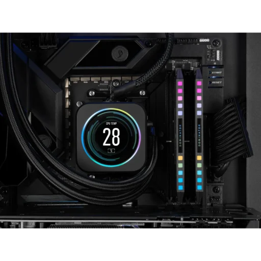 CORSAIR DOMINATOR RGB DDR5 32GB (2 x 16GB) DDR5 6000 CL30-36-36-76 1.40V Intel XMP & AMD EXPO - GREY.