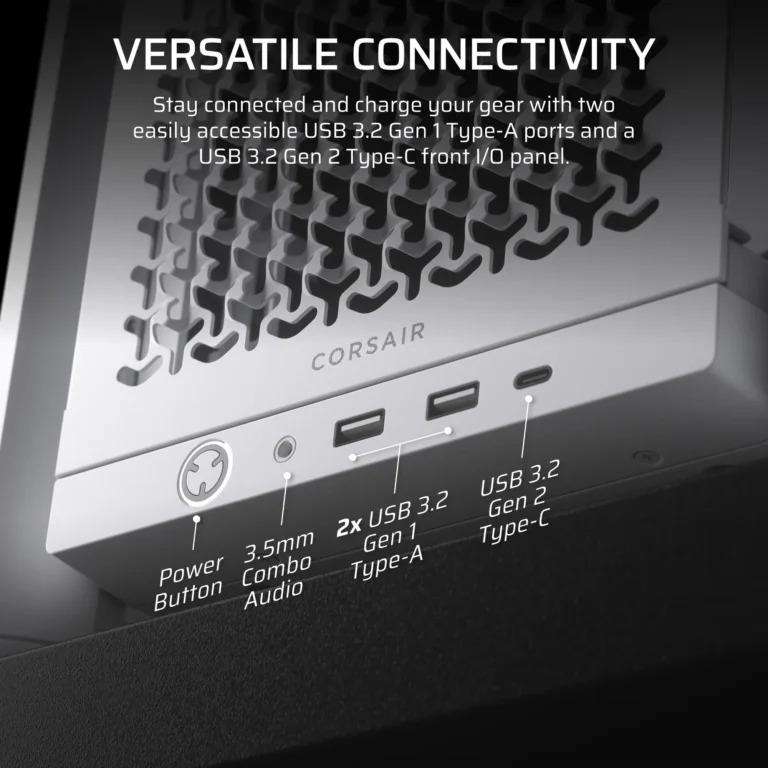 FRAME 4000D White Mid-Tower PC Case