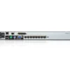 8-port 17'' Dual Rail LCD IP Cat5 KVM - D.Rail LCD KVM IP SW. W/(USKB/SPKB)/W/(US/EU) CORD