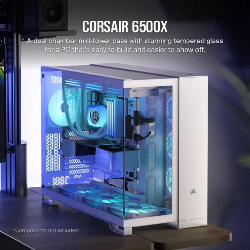 3000D RGB AIRFLOW White Mid-Tower PC Case