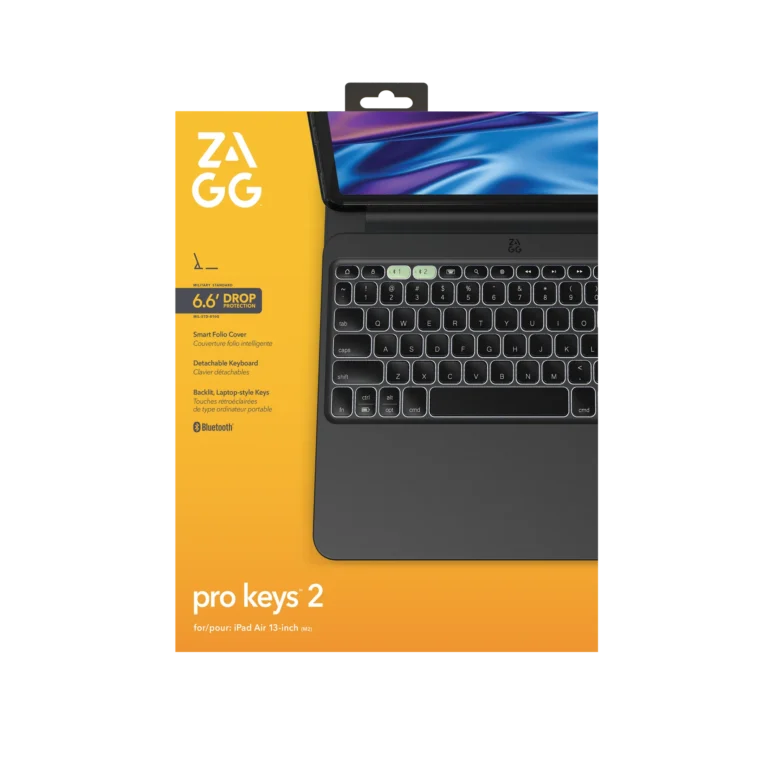 ZAGG-KB-Pro Keys 2-Apple-iPad Air 13 (M2)-Black-UK