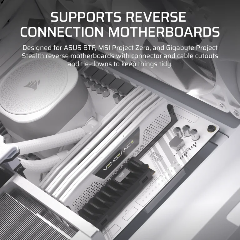 FRAME 4000D White Mid-Tower PC Case